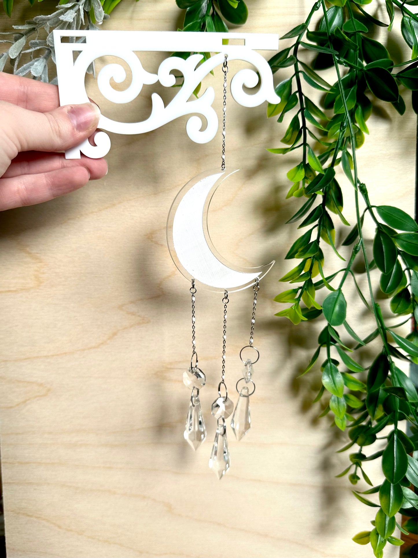 Sun and Moon Suncatcher Corner Hanger