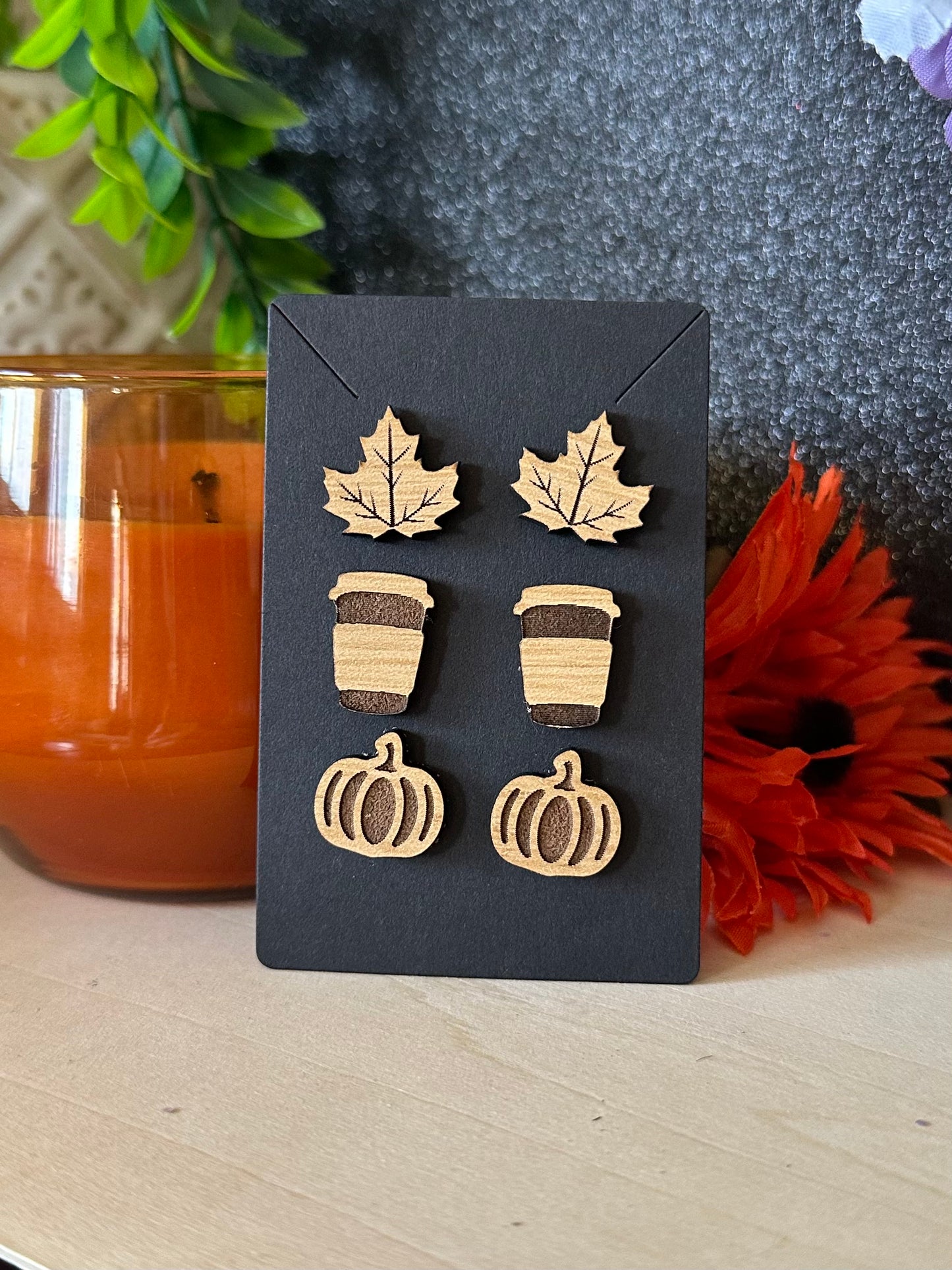 Autumn Stud Pack Earrings