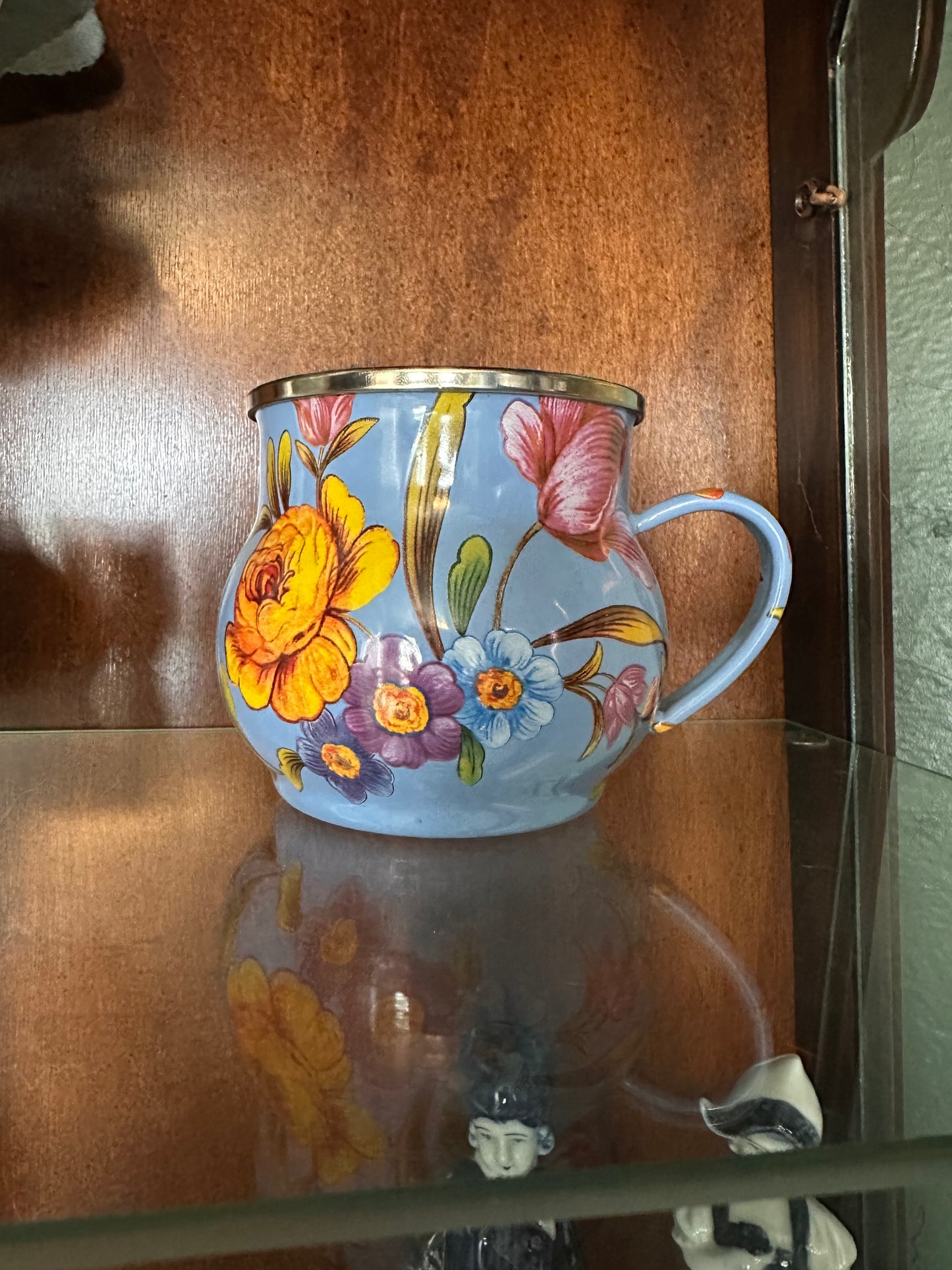 MacKenzie-Childs Flower Market Enamel Mug
