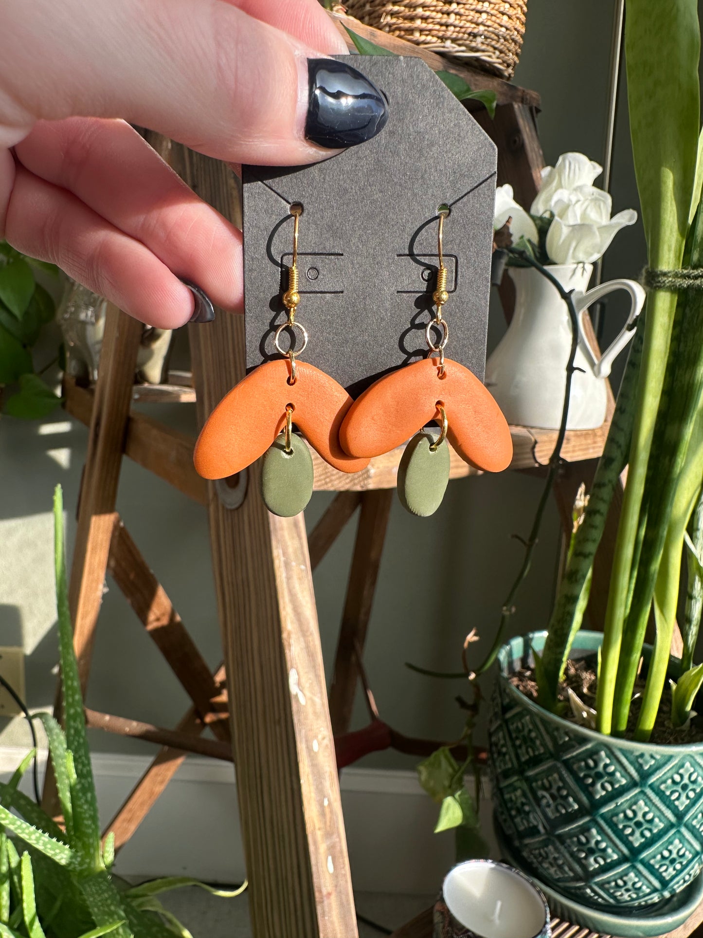 (CLEARANCE) Fall Vibes-Polymer Clay Dangle Earrings