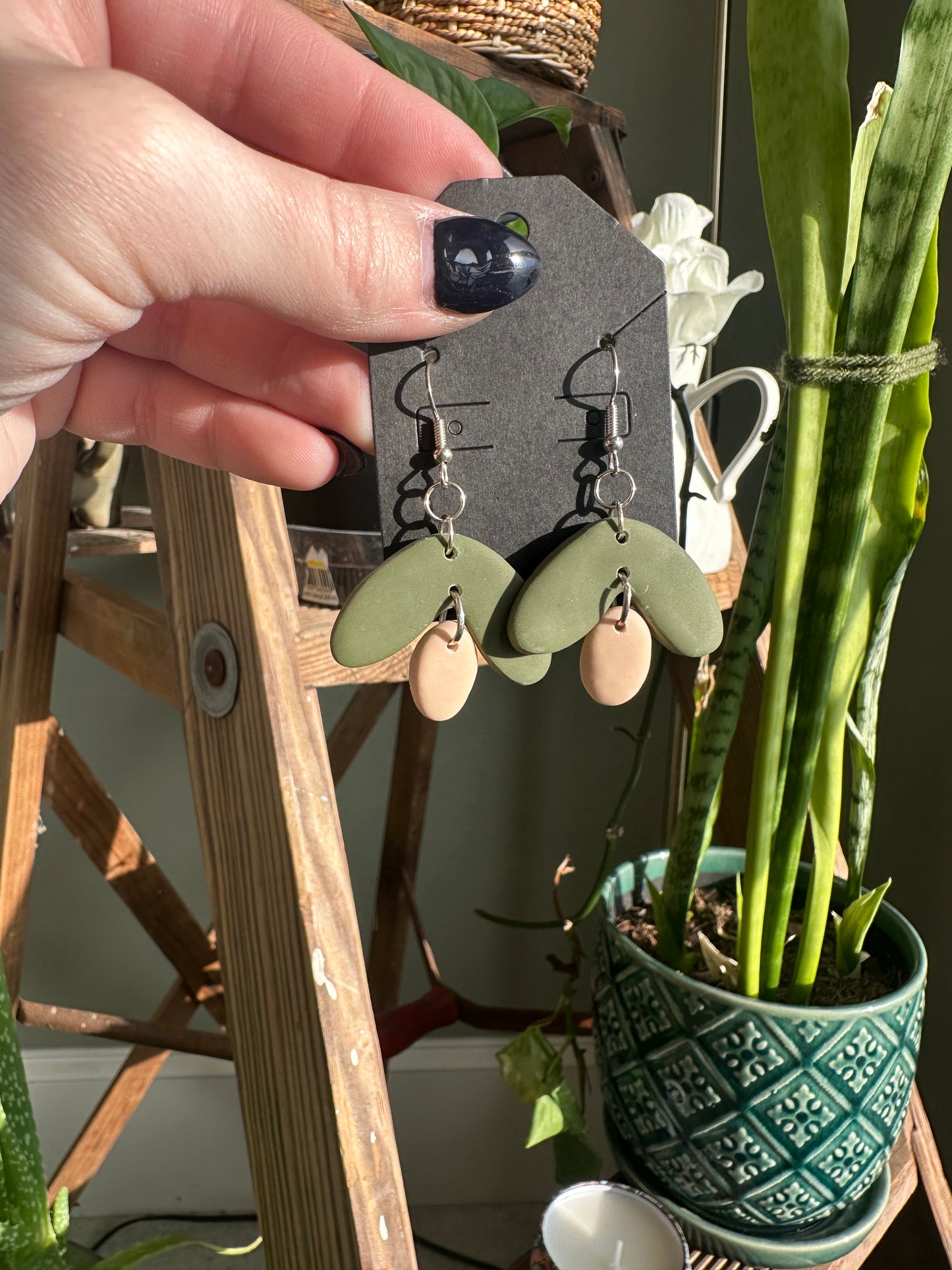 (CLEARANCE) Fall Vibes-Polymer Clay Dangle Earrings