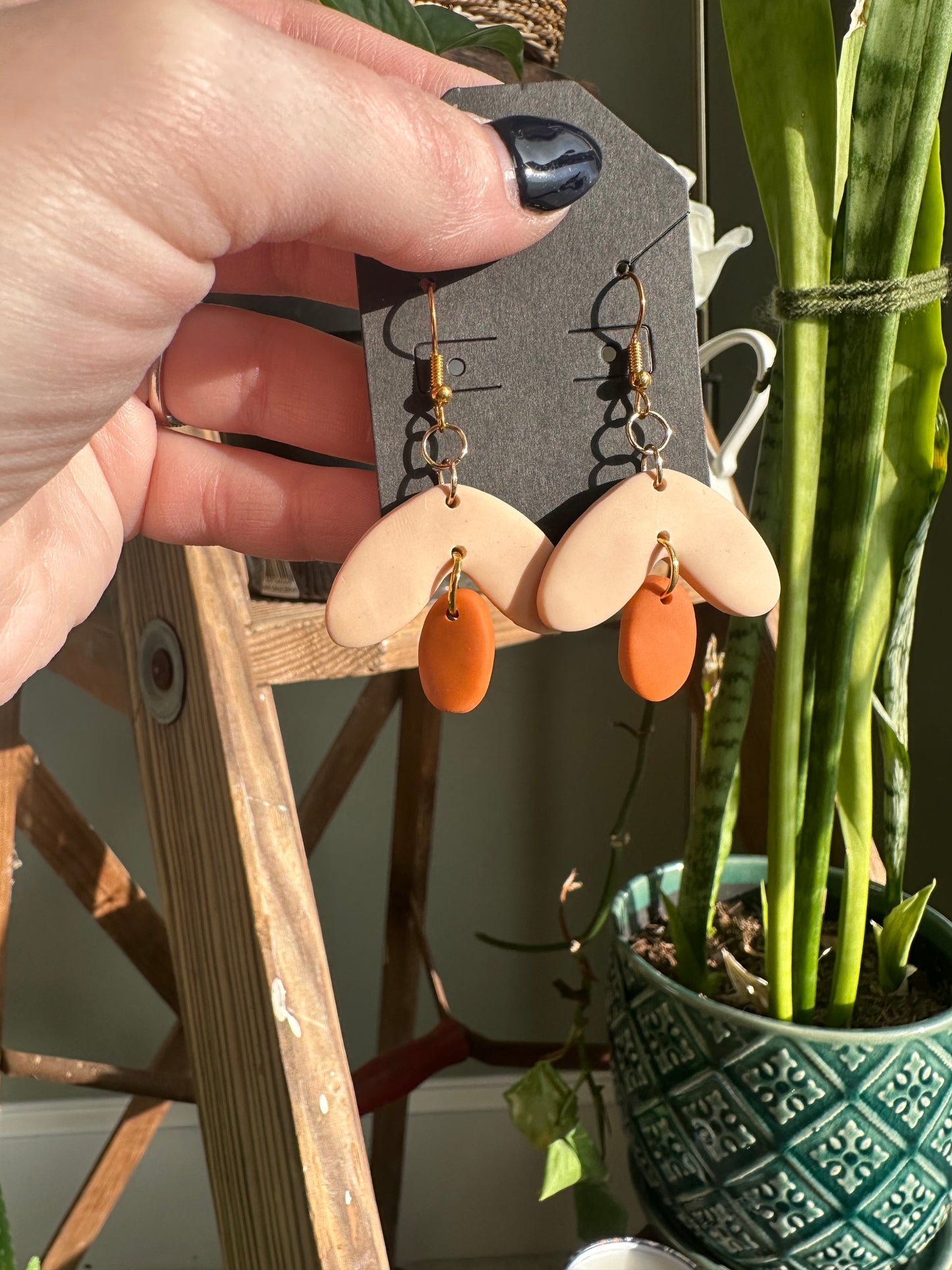 (CLEARANCE) Fall Vibes-Polymer Clay Dangle Earrings