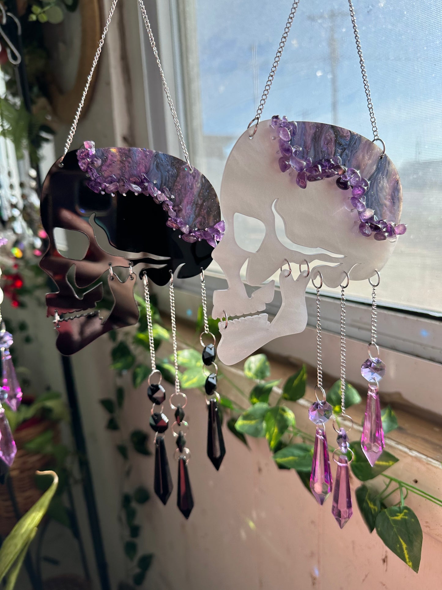 Galaxy Skull Suncatcher/Wall Hanging