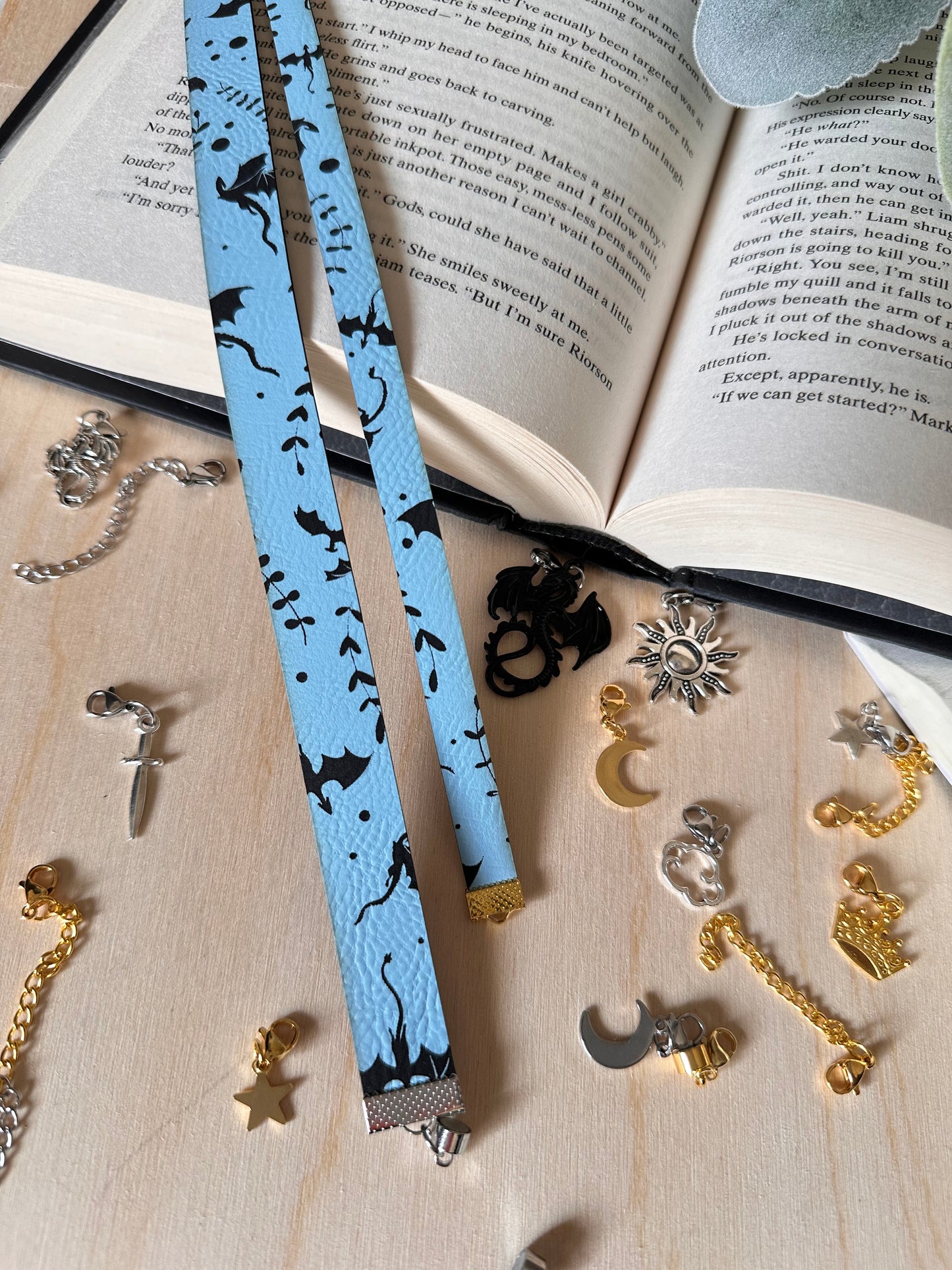 PRE-ORDER Bookmark Bracelet - Dragon Engraving