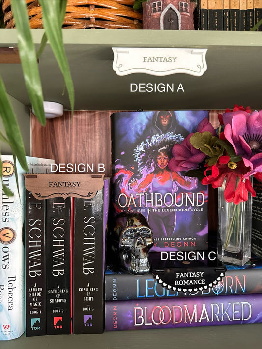 Custom Shelf Tabs - SET OF 5