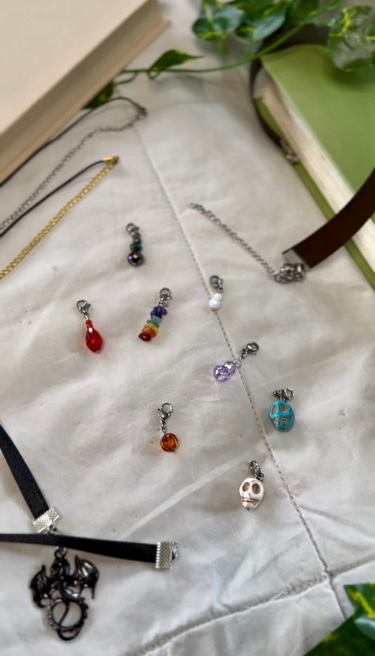 Beaded Bookmark/Dust Plug Charms