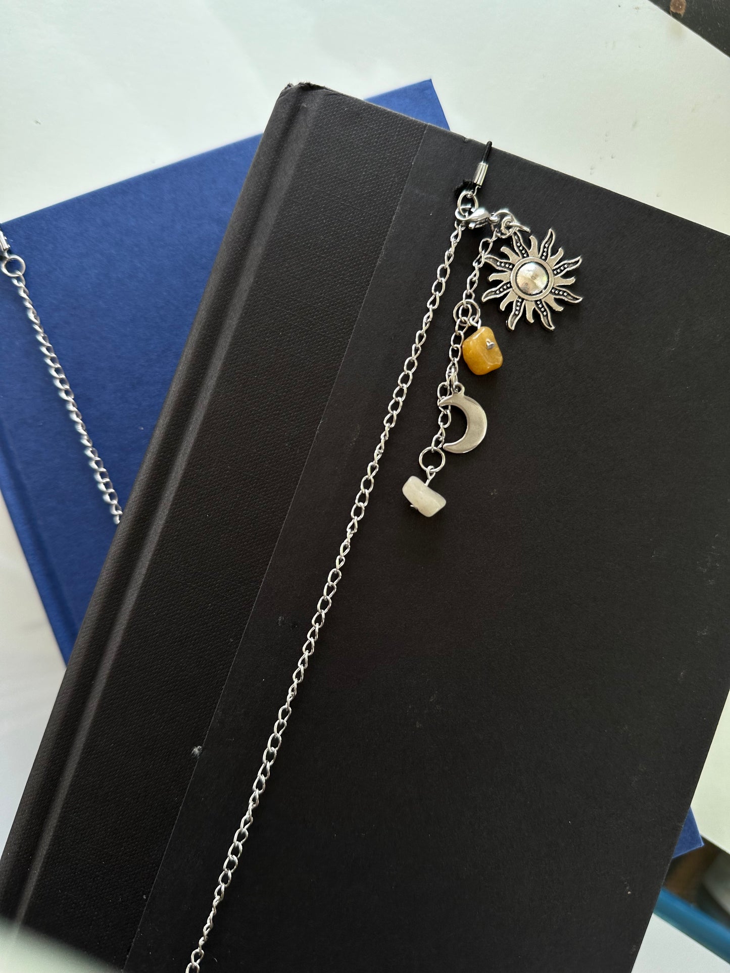 Sun & Moon Charm Chain Bookmark