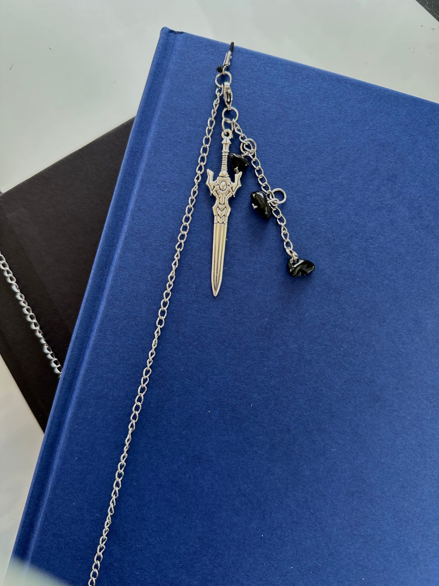 Sword Charm Chain Bookmark